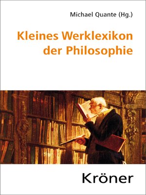 cover image of Kleines Werklexikon der Philosophie